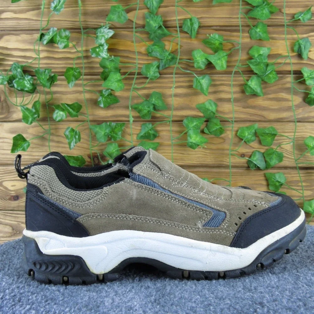 Harsh Men's‎ Casual Slip-On Shoes Gray Suede Size 9 Comfortable